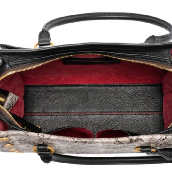 Hammitt Allen Large NWT! Black and Contrast Snake - Picture 2 of 6